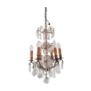 Lustre xix ème six lumières