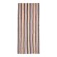 Turkish Vintage Striped Brown Blue Kilim Runner Rug 145x324