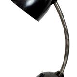 Vintage Brown Bakelite Gooseneck Table Lamp, 1950s