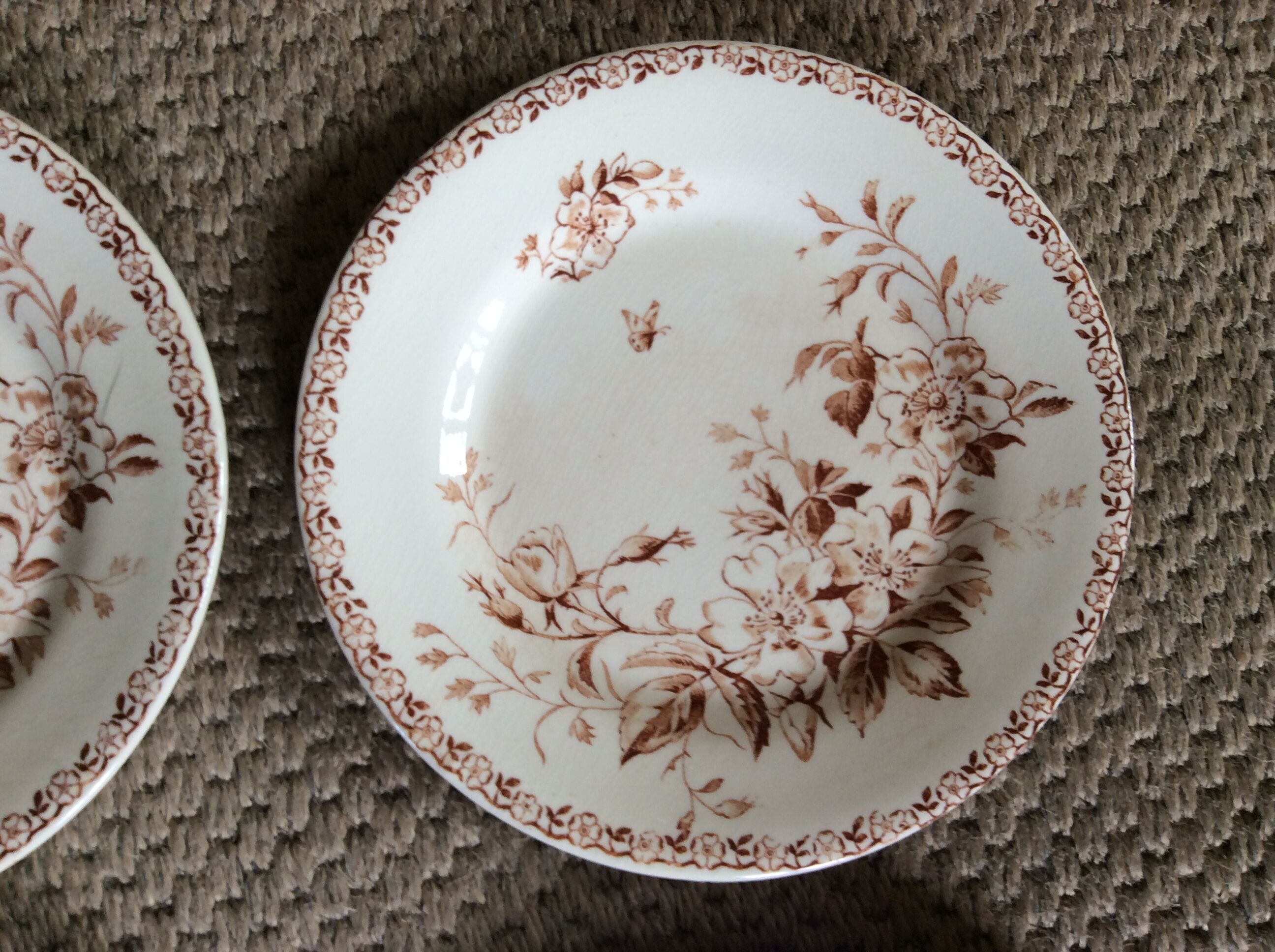 Series of 9 plates Iron Earth