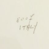 Plat italien de forme libre par Sesto di Fiamma, 1950's