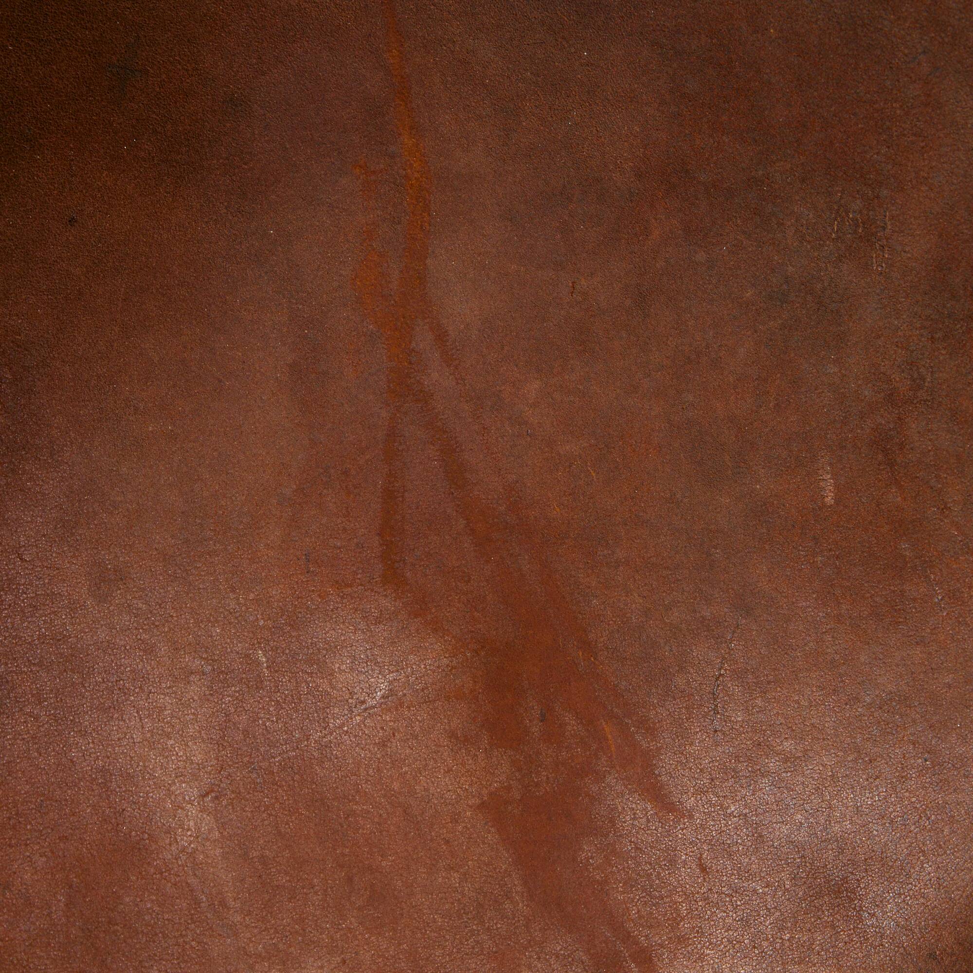 Hungarian calf leather lounge chair