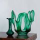 "Scarf" Vase Artisan Large Vintage Mid-Century Glass Vase
