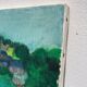 Tableau, huile sur toile paysage naïf