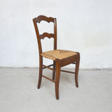 Old chair wood and straw