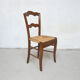 Chaise bois et paille