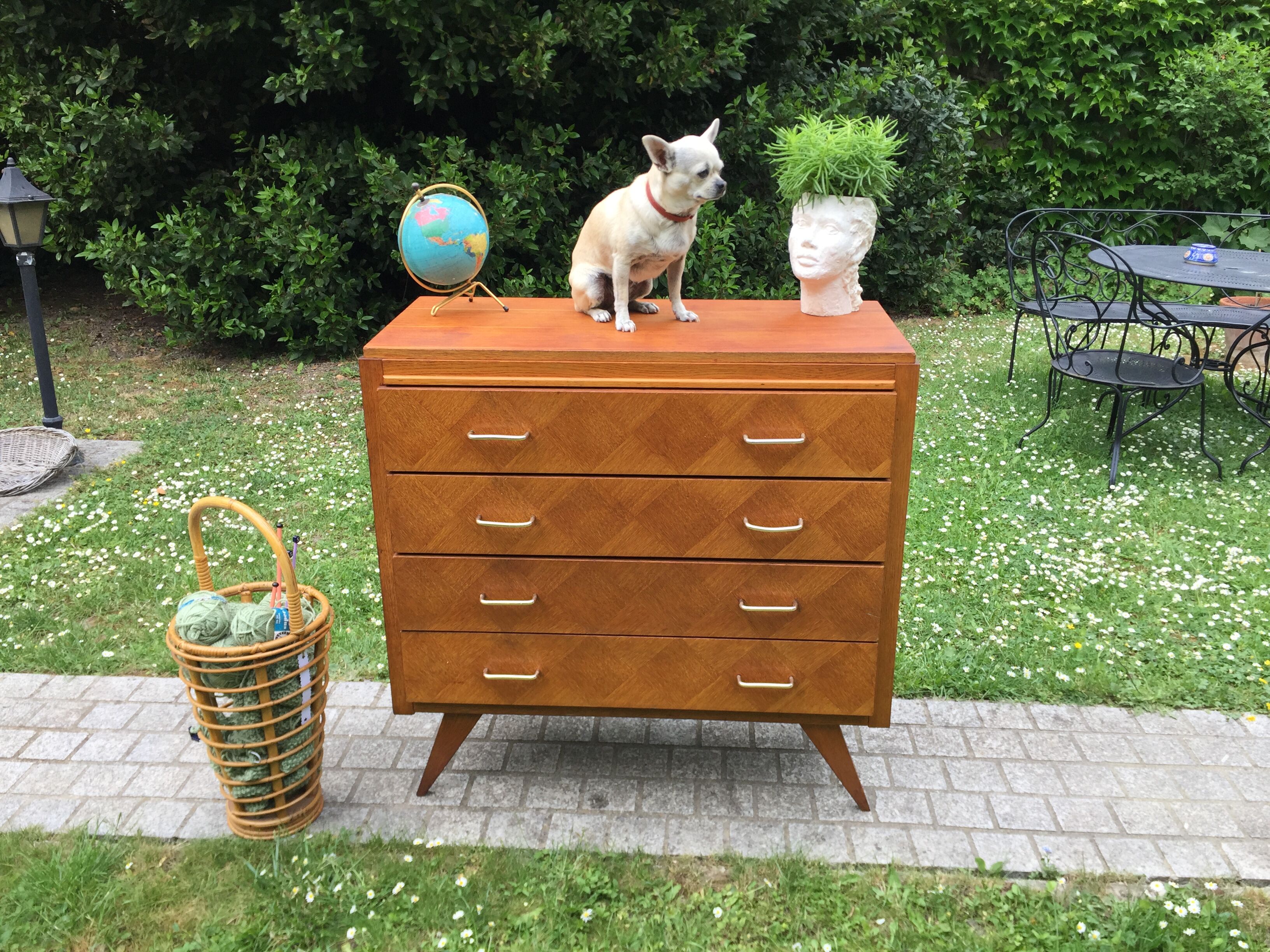 Dresser vintage feet compass 1950