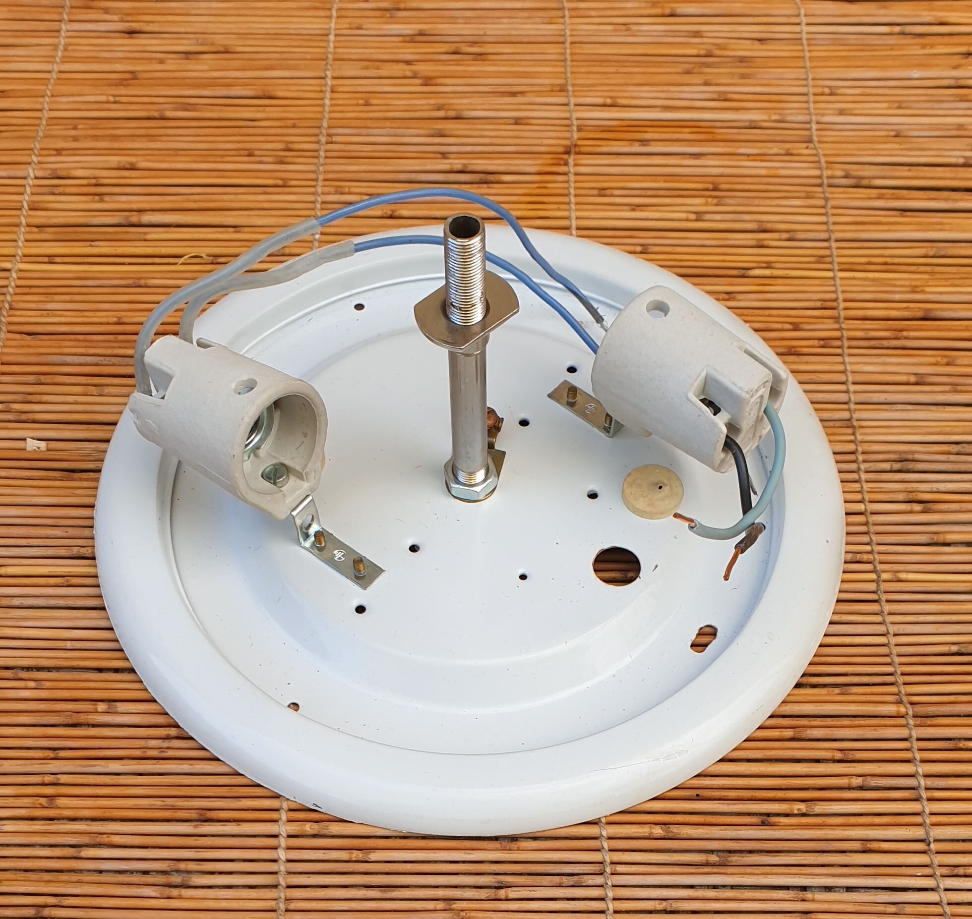 Vintage ceiling lights duo