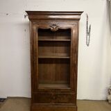 20th-century walnut library