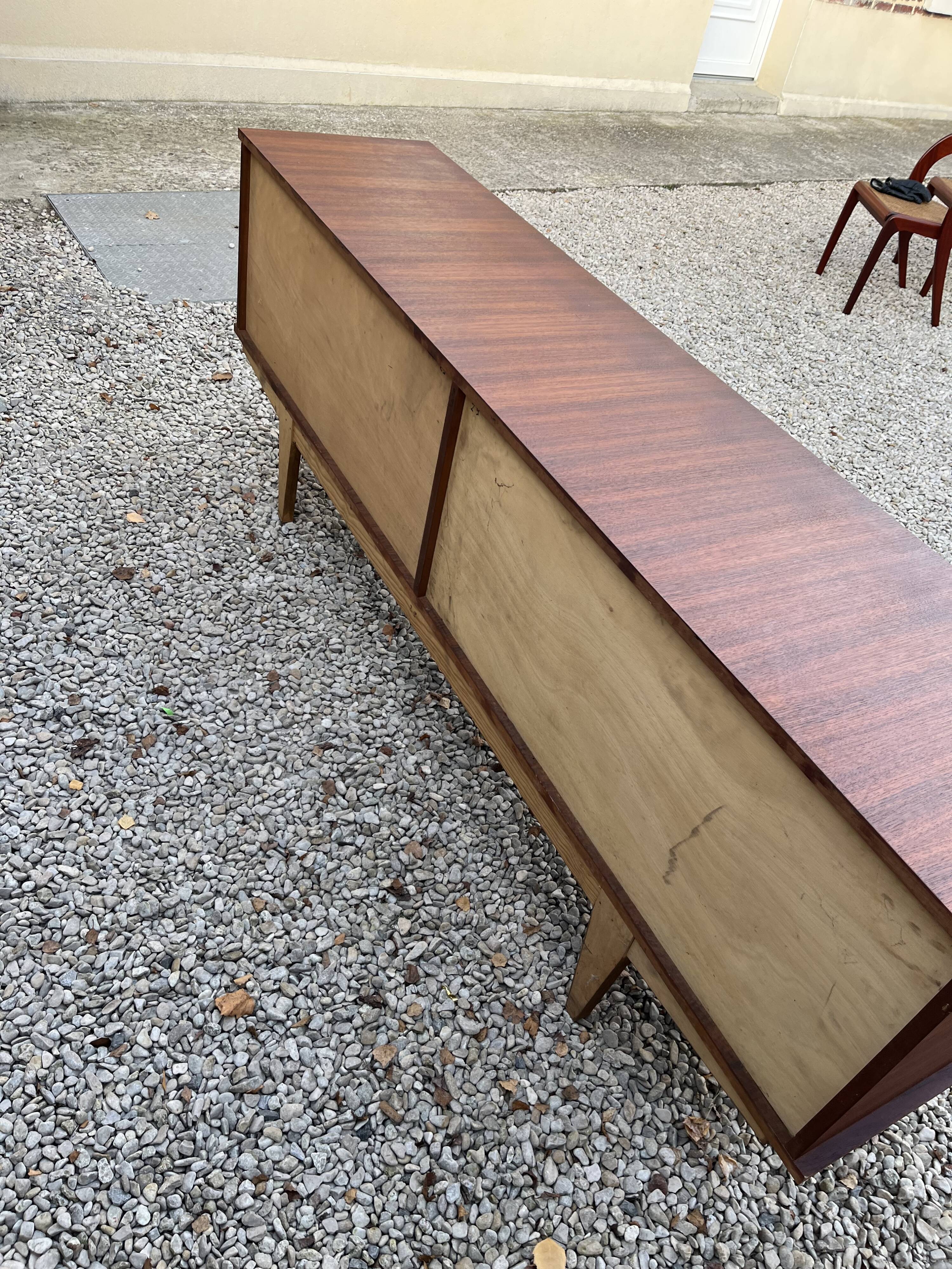 Scandinavian teak row