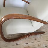 Pair of armchairs of Jindrich Halabala 1940-1950