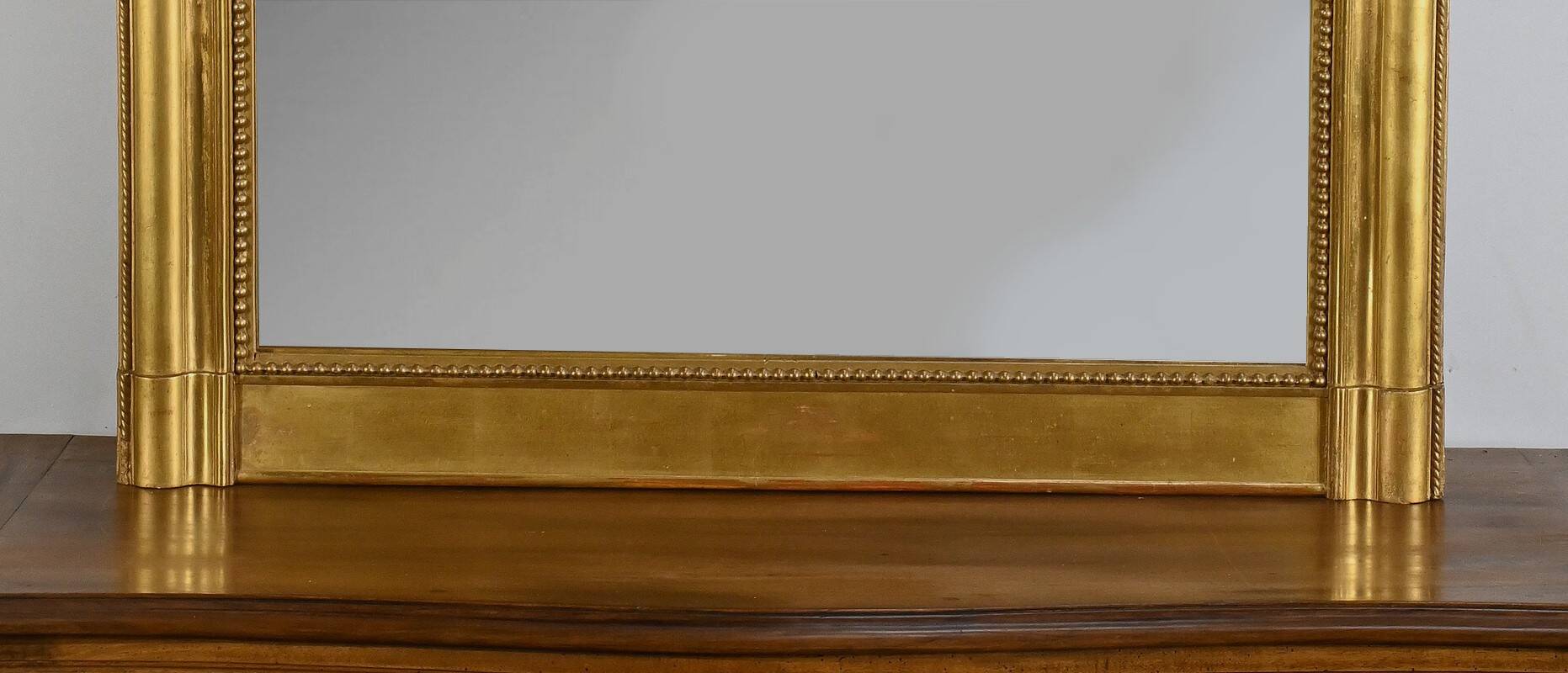 Gilded Wood Fireplace Mirror – Mid-19th Century