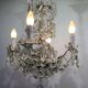 4 light crystal chandelier