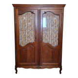 Small neo-rustic LXV style display case in natural wood