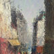 Street scene, oil on canvas, signed 1958