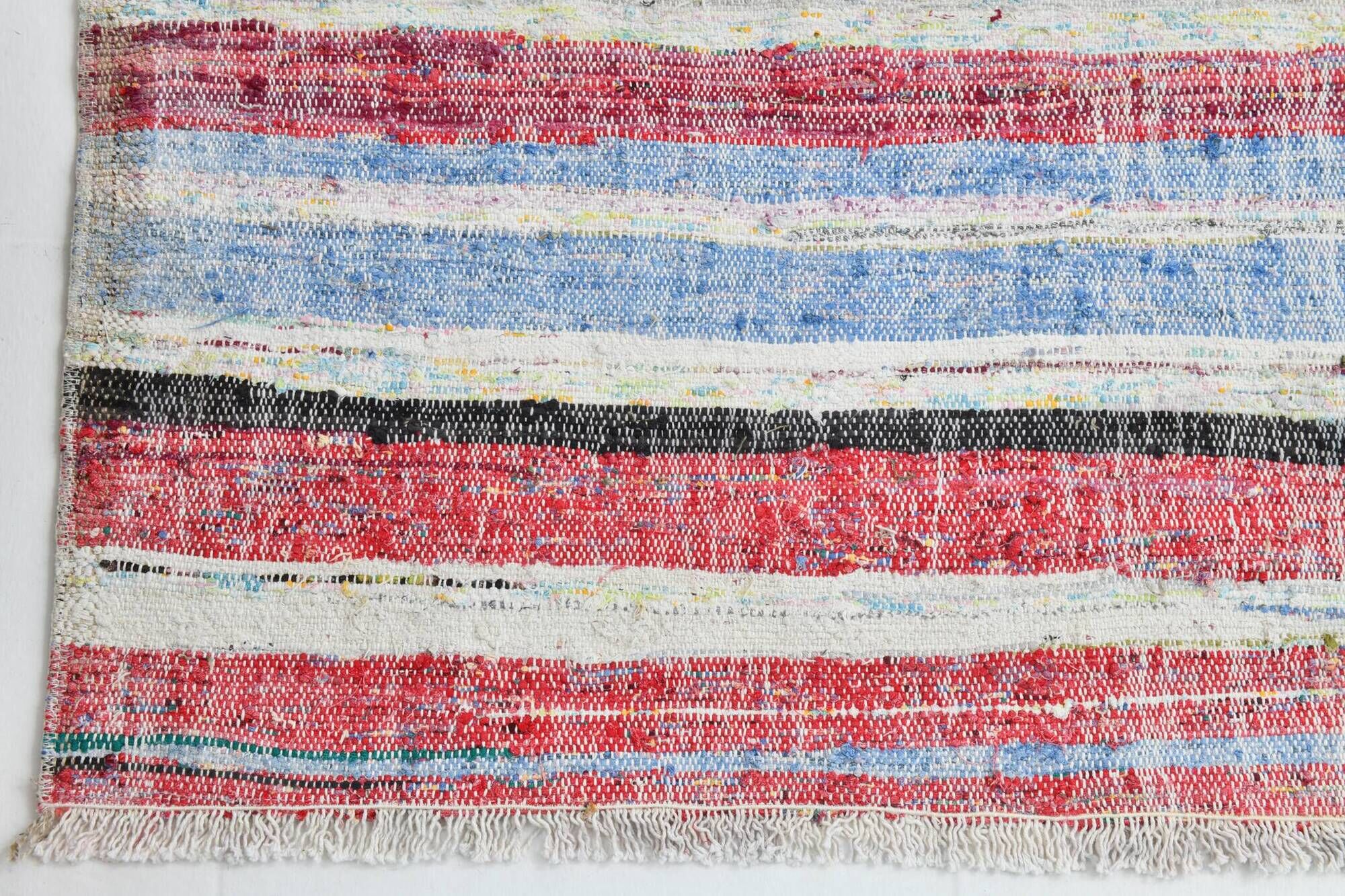 5x8 Shades Of Multicolor Handmade Vintage Kilim Rug, 167x251Cm