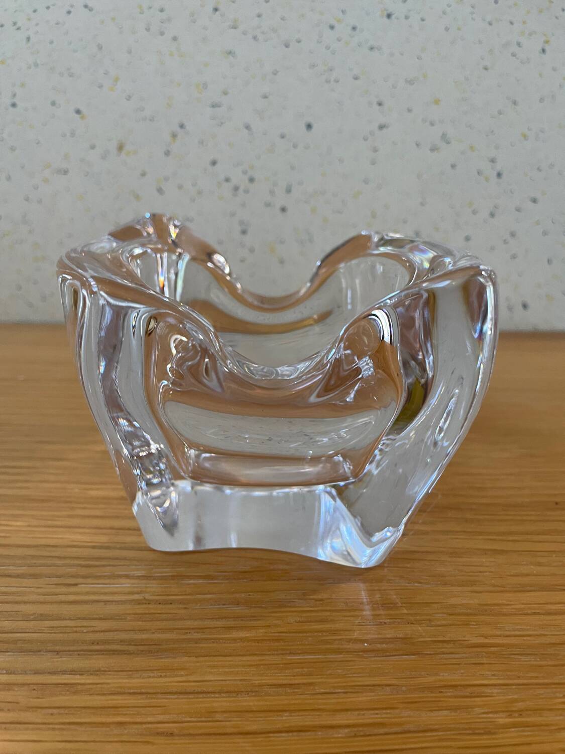 Cendrier ou vide-poche en Cristal de Bayel