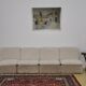Mid-Century Beige Corduroy Modular Sofa, 1970s