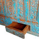 Damchaya Chest Blue Original Piece Old Teak with Secrets 150x108x65cm