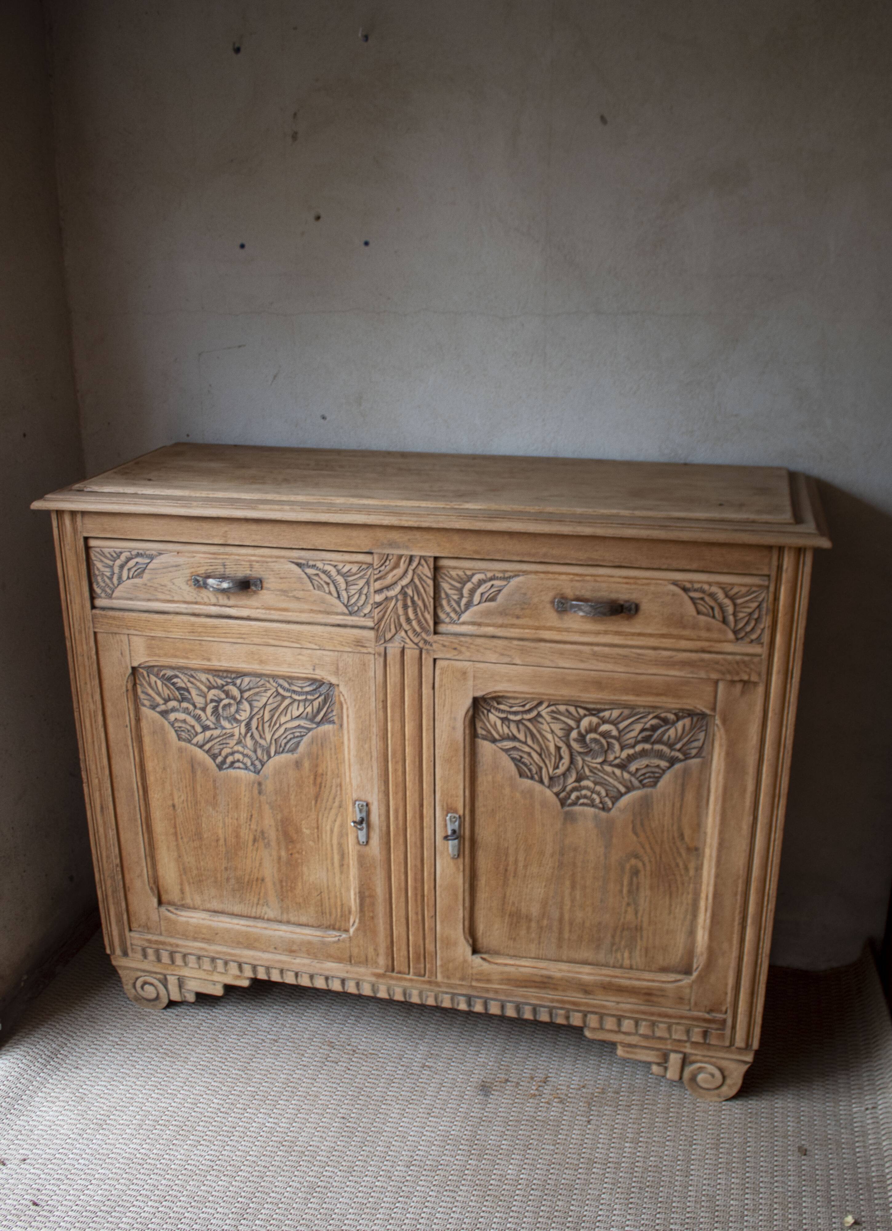 Grand buffet bas art déco