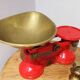 Balance vintage avec poids en laiton de Viking F. J.Thornton - Co. Ltd années 1940