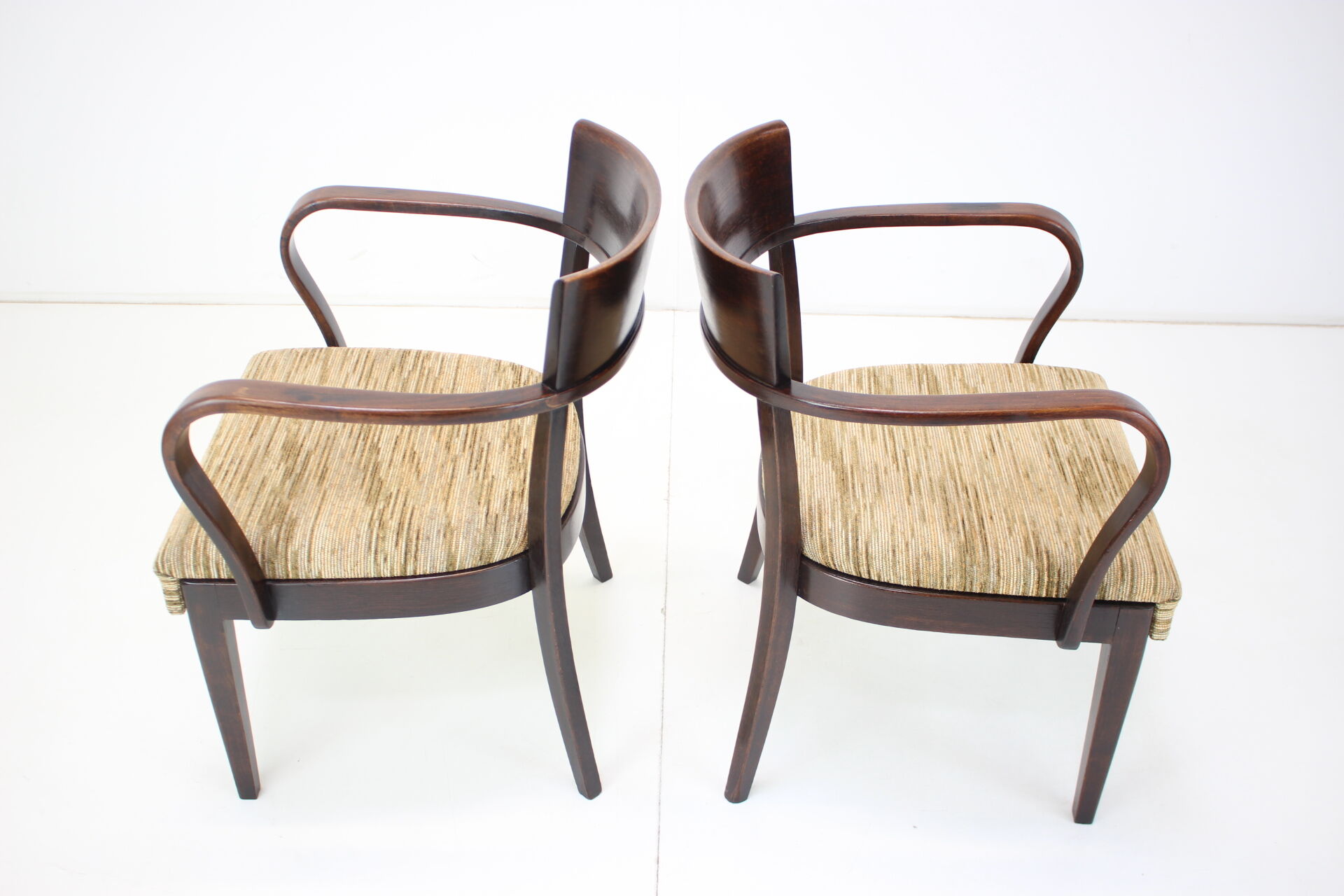 Chairs H-224 by Jindřich Halabala 1930s, Czechoslovakia