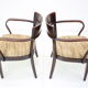 Lot de 4 chaises H-224 par Jindřich Halabala, Tchécoslovaquie 1930