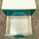 Commode vintage bleu canard 1970