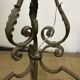Art Deco wrought iron floor lamp base from the 1940s