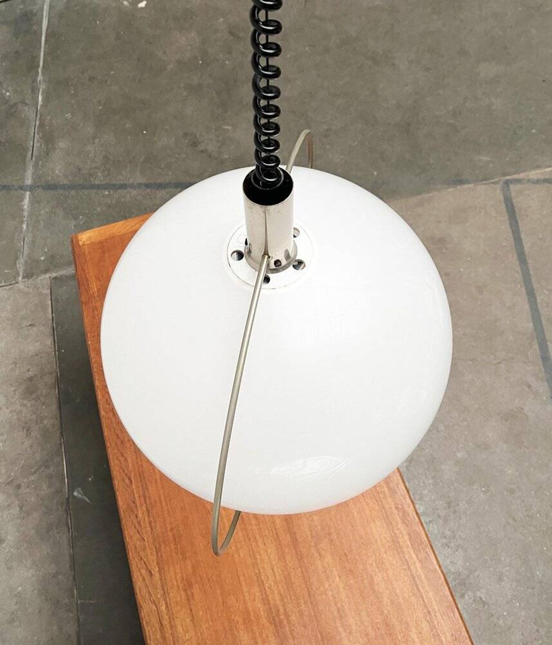 Swiss pendant lamp from the space age of the mid-century by Temde, 1960s