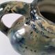 Blue and beige glazed stoneware jug, model 218