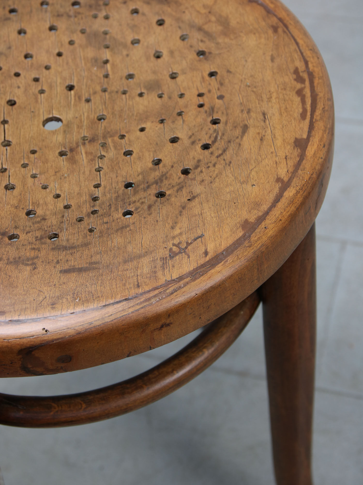Antique Bentwood Star Piano Stool