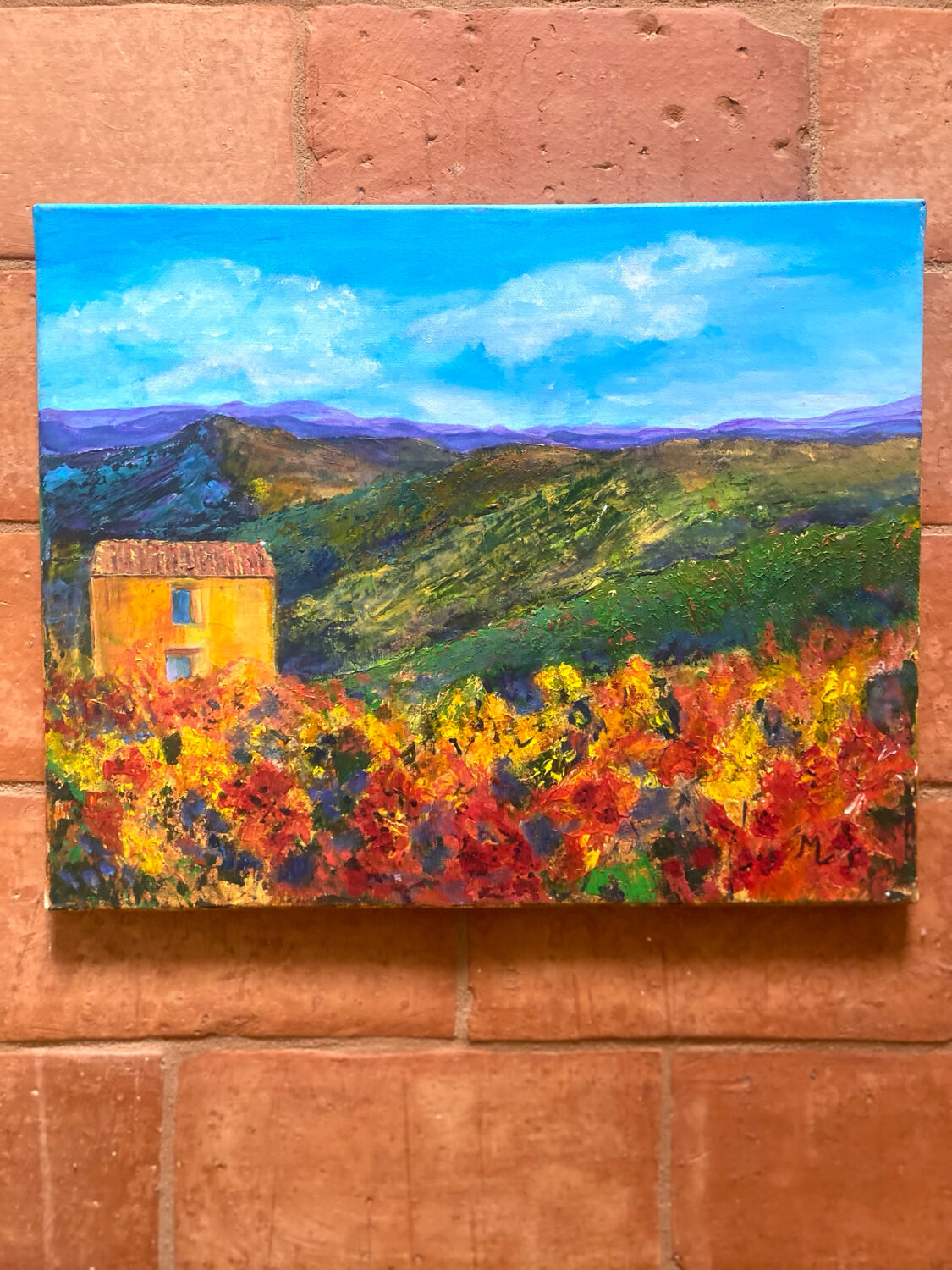 Vintage oil on canvas