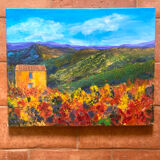 Vintage oil on canvas