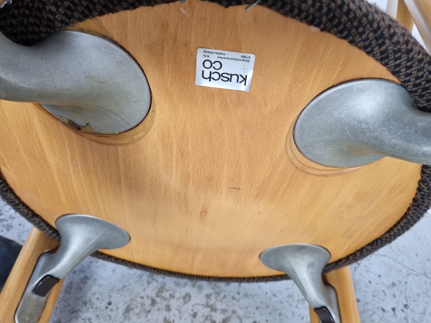 4 Bruno Rey chairs for Kusch&co, 80s