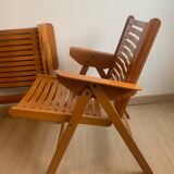 Pair of Rex Niko Kralj Folding Armchairs