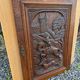 Carved oak solid wood door