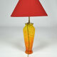 Vintage glass paste lamp, 70s