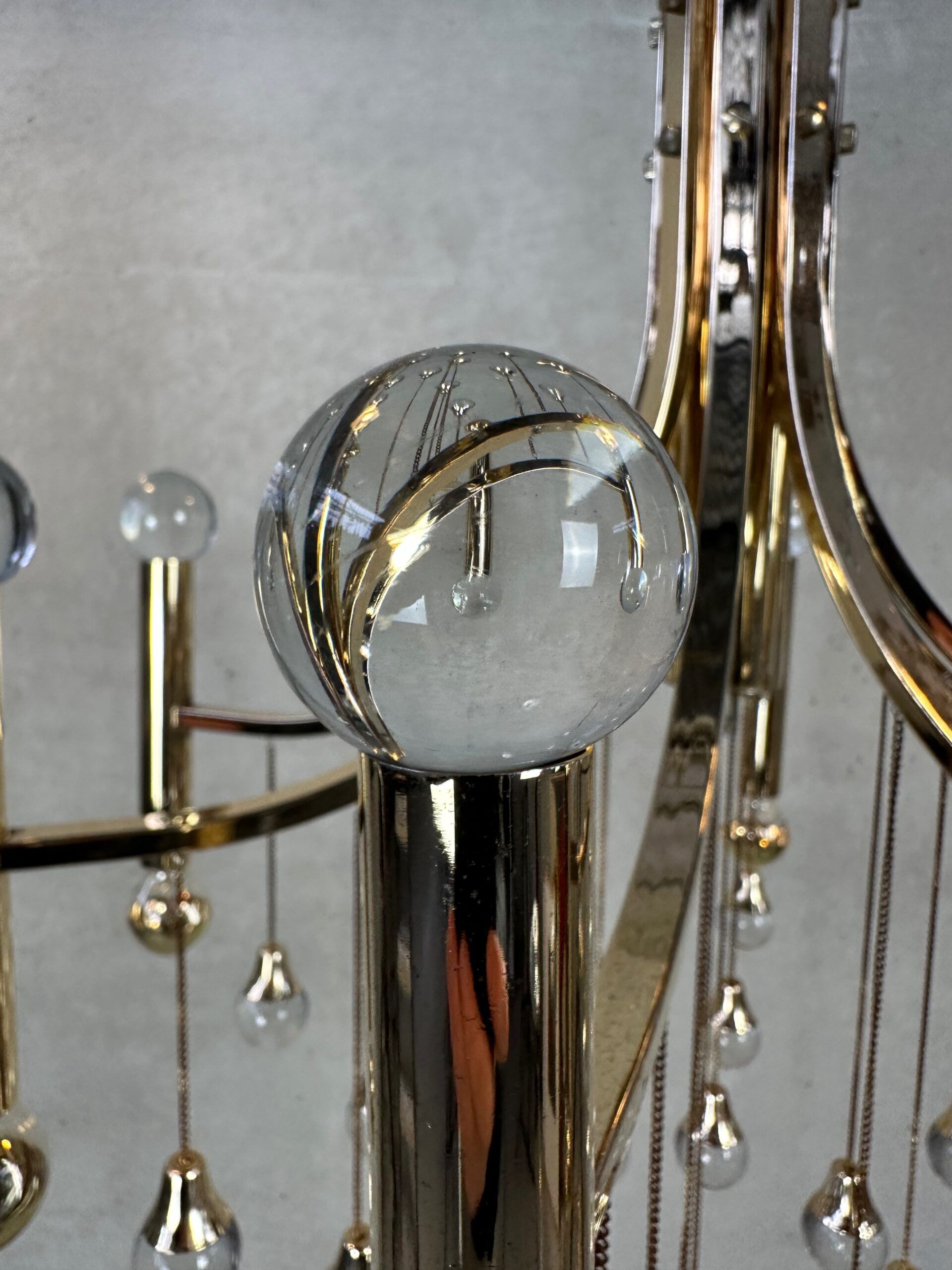 Chandelier vintage italien Gaetano Sciolari