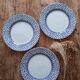 Set of 3 English plates
