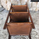 Meuble d’appoint rotin étagères vintage #a232