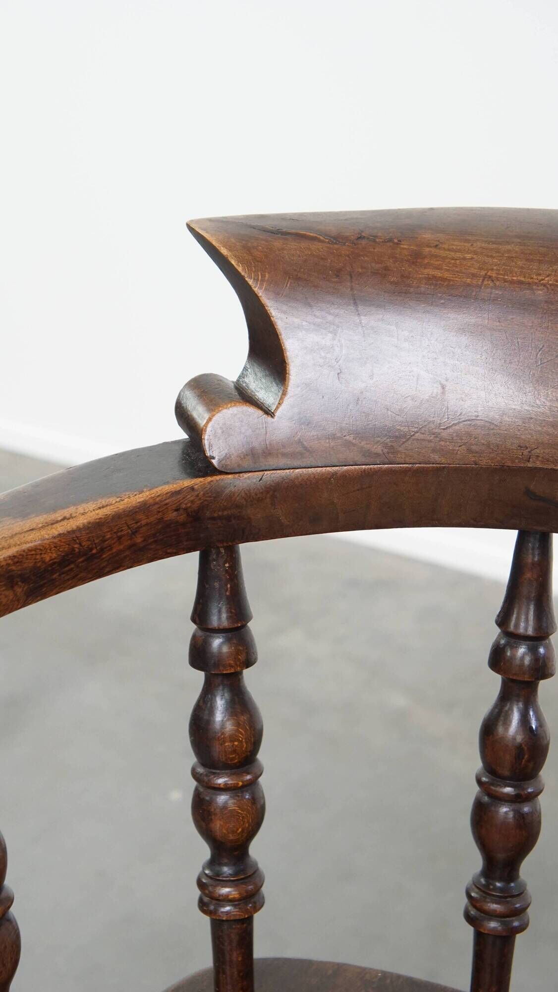 English antique side/desk/captain's chair from the early 1800s