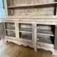 Restored two-body oak sideboard/bookcase