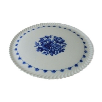 Old standing cake dish, flower décor