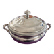 Silver metal tureen