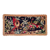 Painting canvas "birds of paradise", vintage 1960