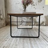 50s modernist oak coffee table