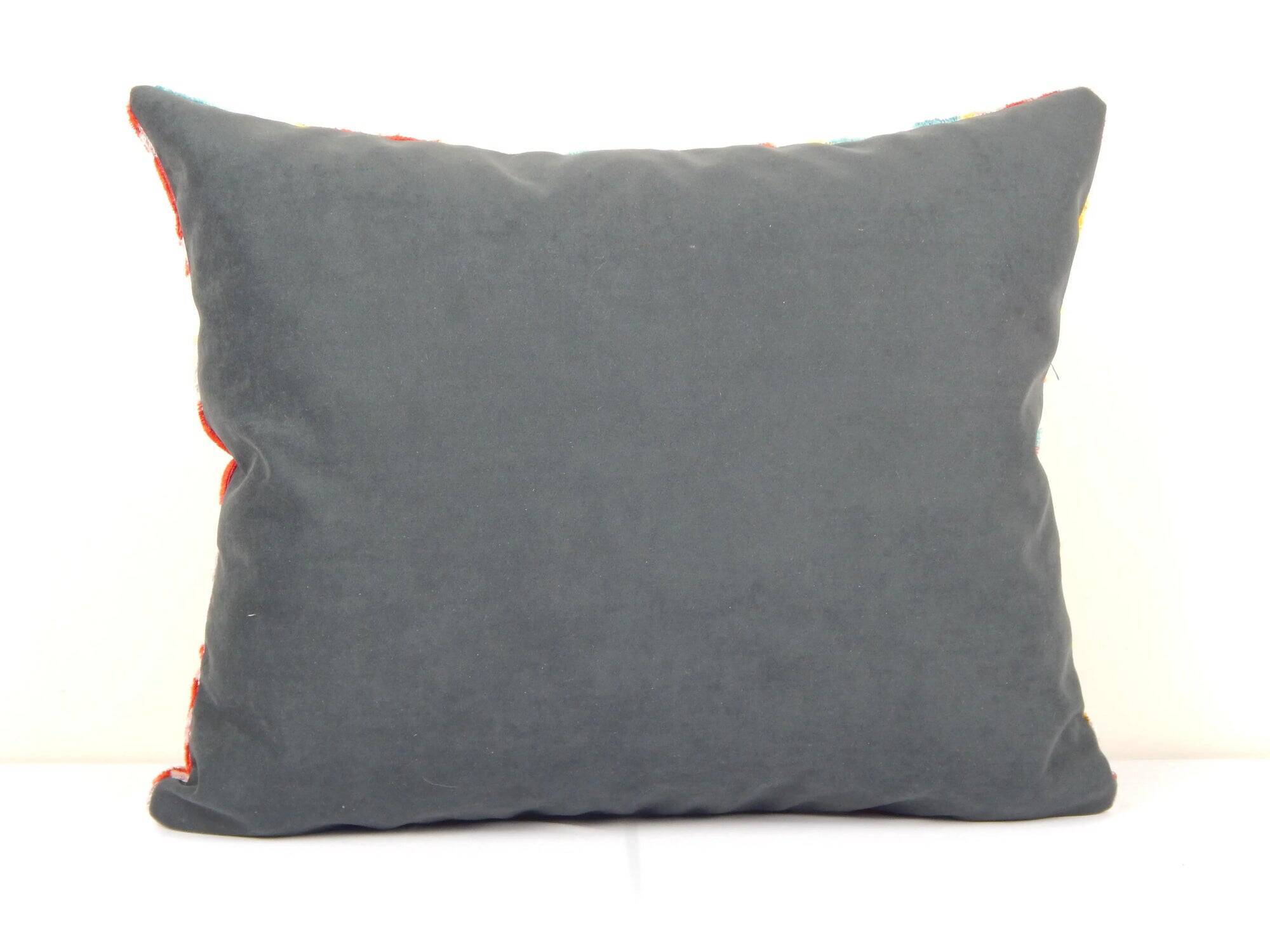 Vintage ikat cushion cover 51x41 cm