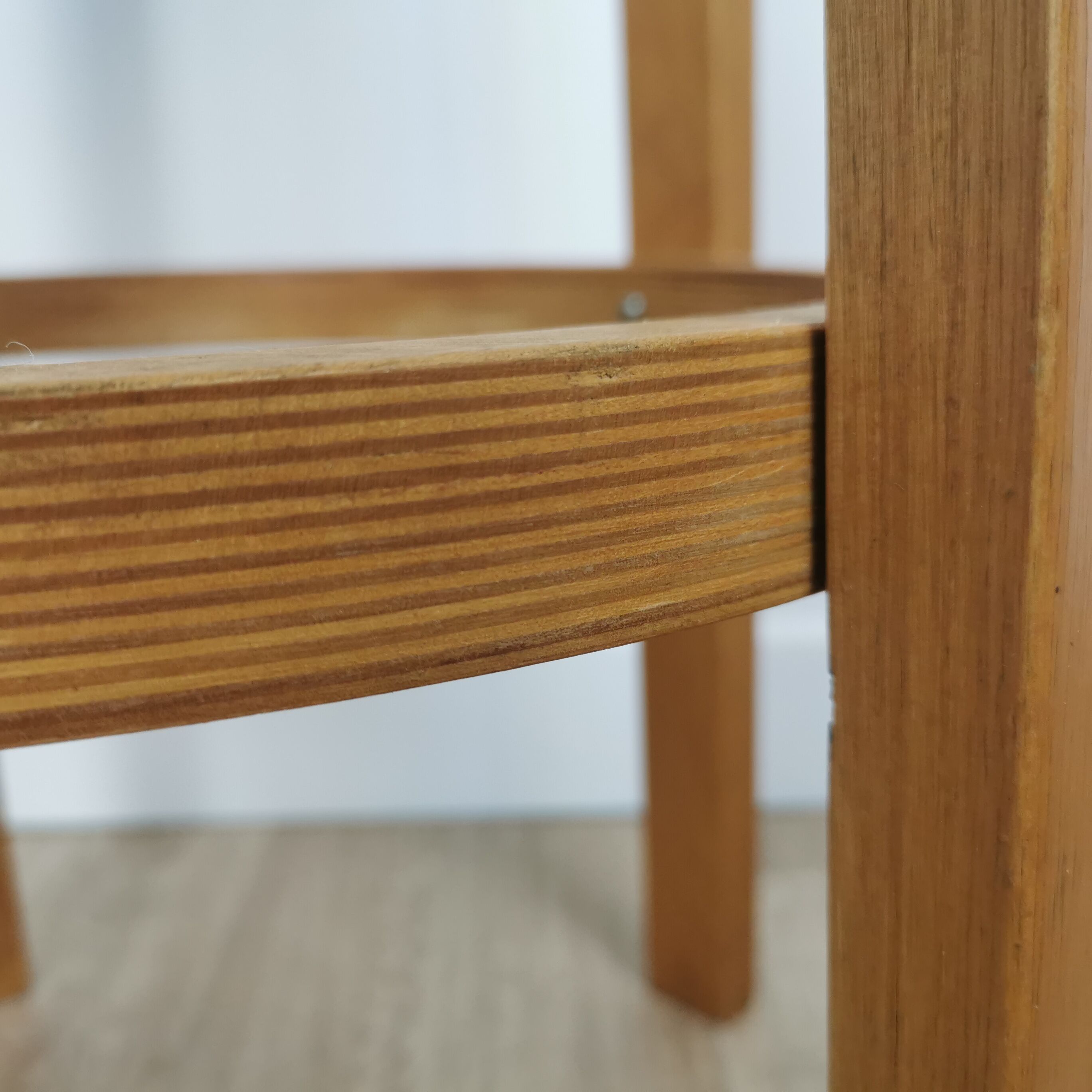 Laminated wooden stools