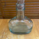 Bouteille Ancienne Verre Bullé + Bouchon Liège Vintage #E349